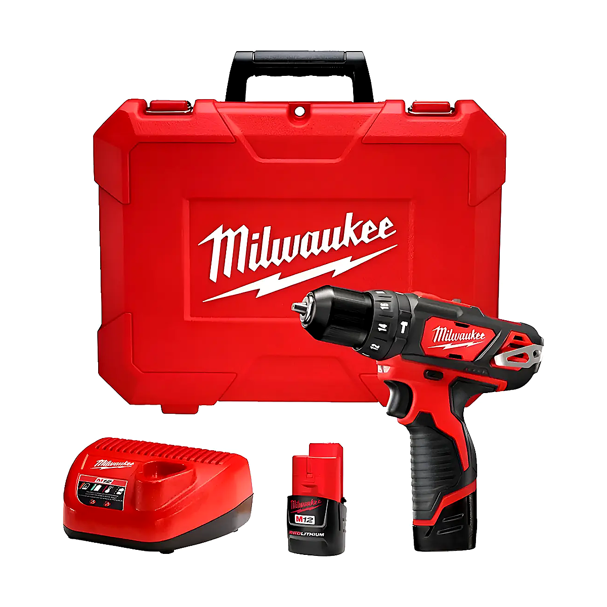 Furadeira Parafusadeira Milwaukee 3/8 12V Kit 2408-259