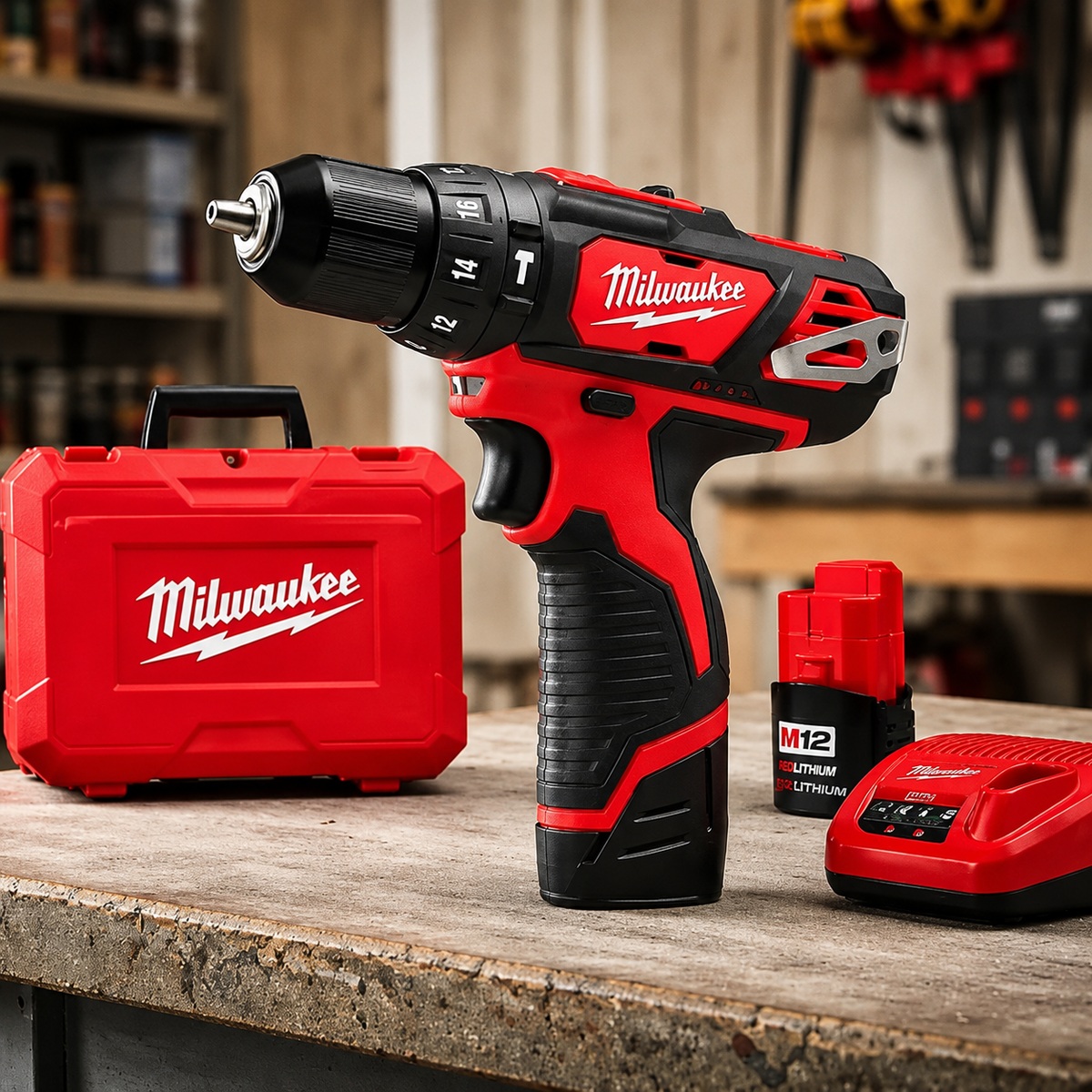 Furadeira Parafusadeira Milwaukee 3/8 12V Kit 2408-259 - Imagem 3